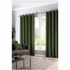 Fusion Green Sorbonne Eyelet Curtains -Fusion Shop unnamed file 167