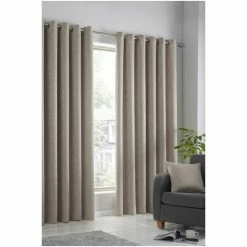 Fusion Natural Strata Eyelet Dim Out Curtains Eyelet Curtains -Fusion Shop unnamed file 315