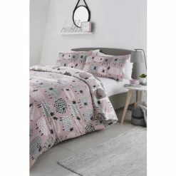 Fusion Pink Dotty Sheep Duvet Cover And Pillowcase Set