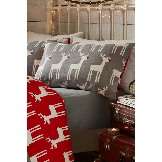 unnamed-file-424.jpg Fusion Grey Christmas Reindeer Brushed Cotton Duvet Cover And Pillowcase Set -Fusion Shop unnamed file 424