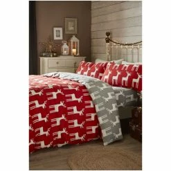Fusion Grey Christmas Reindeer Brushed Cotton Duvet Cover And Pillowcase Set 4 Fusion Grey Christmas Reindeer Brushed Cotton Duvet Cover And Pillowcase Set -Fusion Shop unnamed file 426