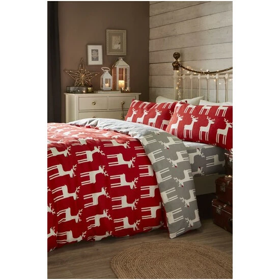 unnamed-file-426.jpg Fusion Grey Christmas Reindeer Brushed Cotton Duvet Cover And Pillowcase Set -Fusion Shop unnamed file 426