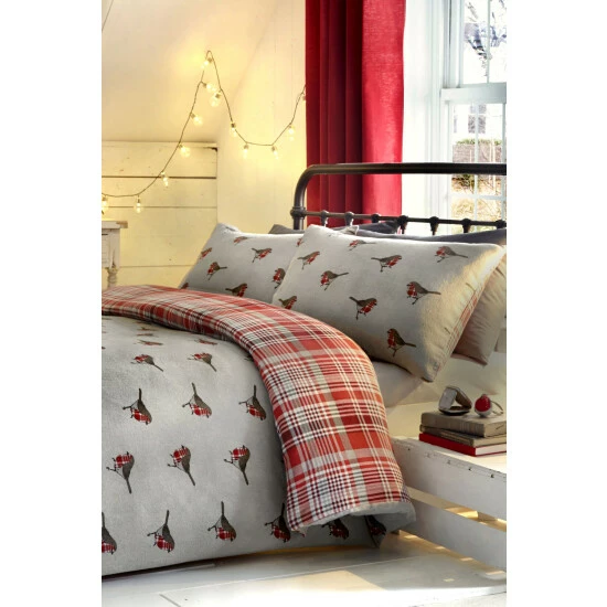 unnamed-file-427.jpg Fusion Red Robin Brushed Cotton Duvet Cover And Pillowcase Set -Fusion Shop unnamed file 427