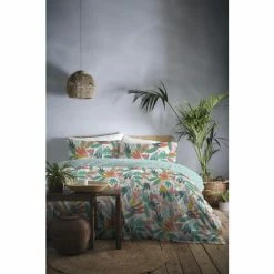 Fusion Blue Rona Duvet Cover And Pillowcase Set
