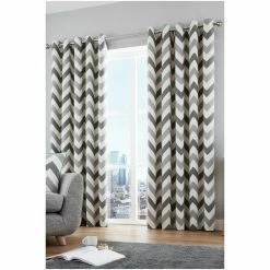 Fusion Ochre Yellow Chevron Geo Lined Eyelet Curtains 2 Fusion Ochre Yellow Chevron Geo Lined Eyelet Curtains -Fusion Shop unnamed file 46