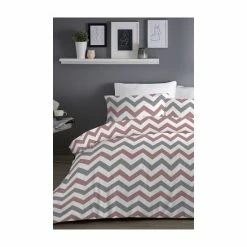 Fusion Pink Chevron Duvet Cover And Pillowcase Set -Fusion Shop unnamed file 502