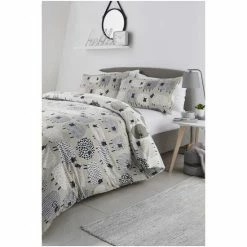 Fusion Natural Dotty Sheep Duvet Cover And Pillowcase Set