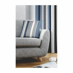 Fusion Blue Whitworth Stripe Cushion