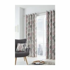 Fusion Pink Lennox Cotton Eyelet Curtains -Fusion Shop unnamed file 71