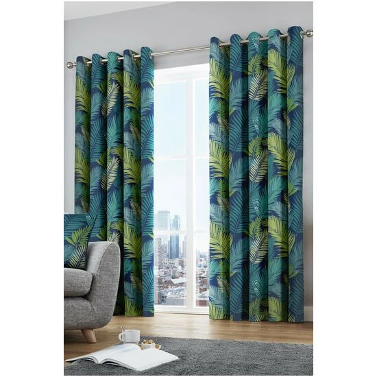 unnamed-file-72.jpg Fusion Green Tropical Leaves Lined Eyelet Curtains -Fusion Shop unnamed file 72