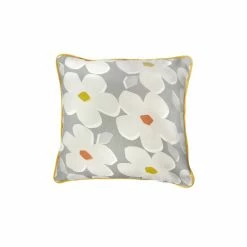 Fusion Grey Aura Floral Cushion