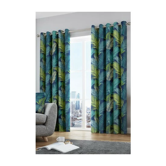 unnamed-file-73.jpg Fusion Green Tropical Leaves Lined Eyelet Curtains -Fusion Shop unnamed file 73