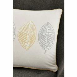 Fusion Yellow Skandi Leaf Cushion