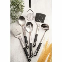 Fusion Set Of 6 Black Utensils