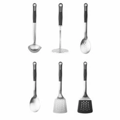 Fusion Set Of 6 Black Utensils -Fusion Shop unnamed file 776