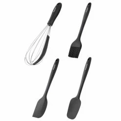 Fusion Set Of 3 Black Silicone Tools & Whisk 2 Fusion Set Of 3 Black Silicone Tools & Whisk -Fusion Shop unnamed file 785