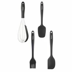 Fusion Set Of 3 Black Silicone Tools & Whisk 3 Fusion Set Of 3 Black Silicone Tools & Whisk -Fusion Shop unnamed file 786