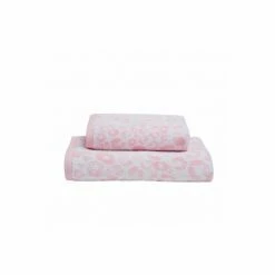 Fusion Pink Animal Print Jacquard Towel -Fusion Shop unnamed file 820