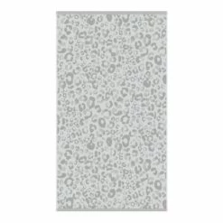 Fusion Grey Animal Print Jacquard Towel